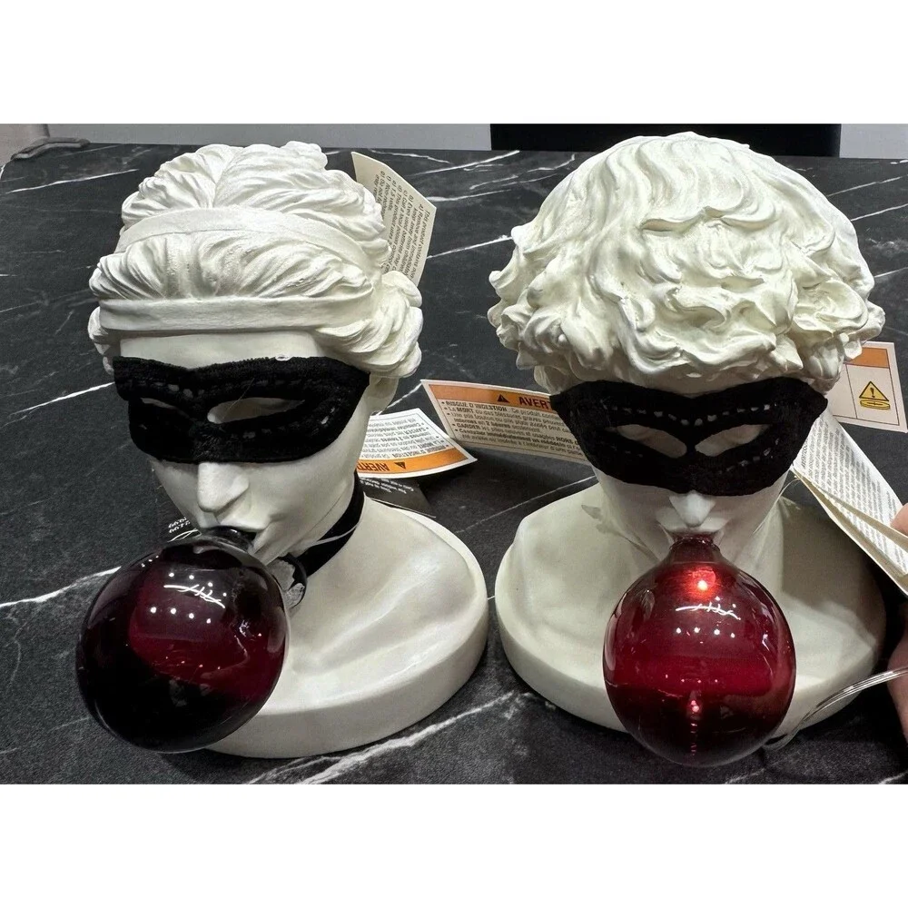 Ashland Light Up Bubble Gum Bust Sculptures 7.5 Set of 2 BNWT Fantasy - Picture 6 of 9